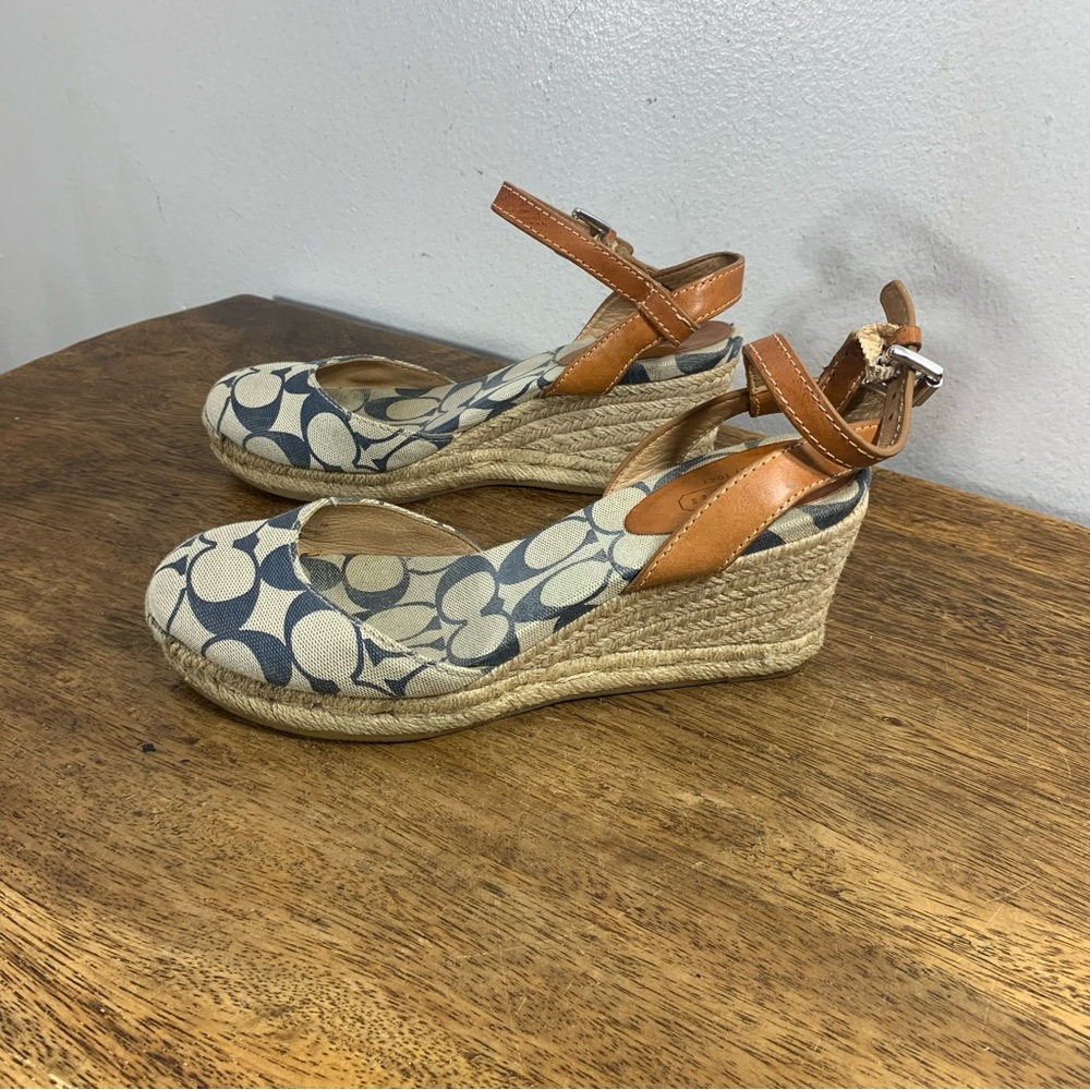 Coach valerie espadrille wedge plateform